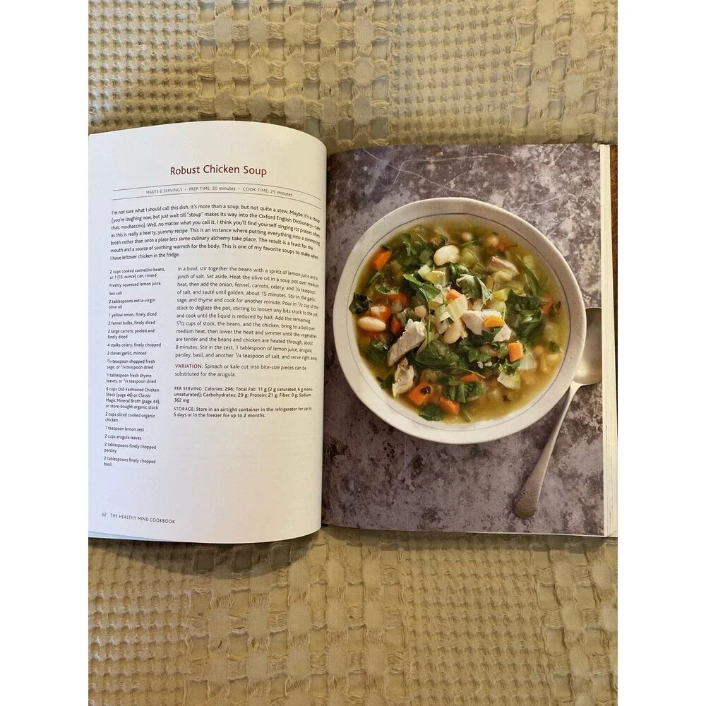 The Healthy Mind Cookbook Enhance Brain, Mood Memory Rebecca‎ Katz Recipe Photos